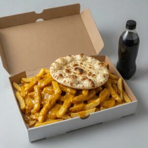 Tray of Chips and Curry