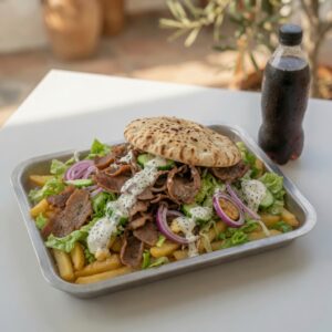 Doner Meat in Tray