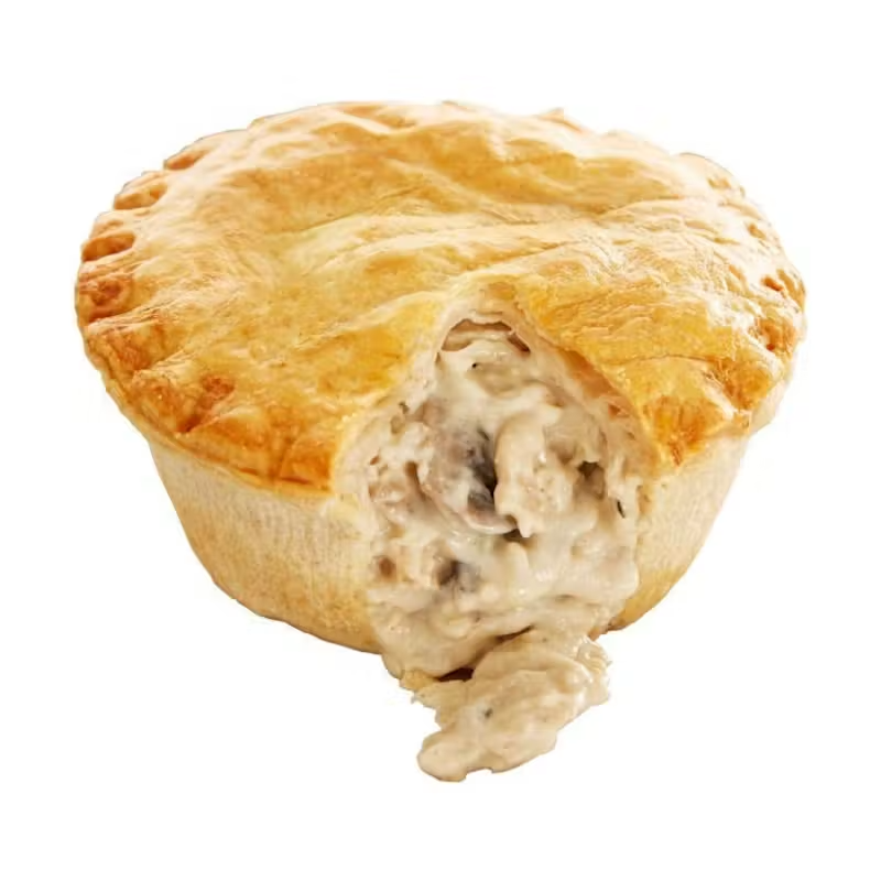 Vegan Chicken and Mushroom Pie